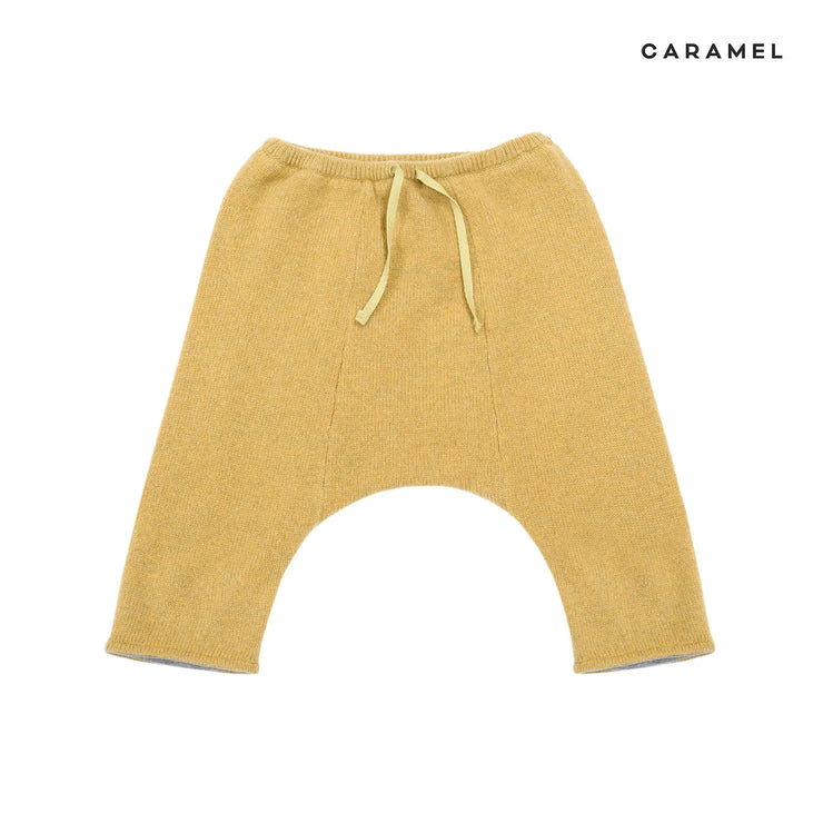 Sand Merino Wool Knitted Trousers