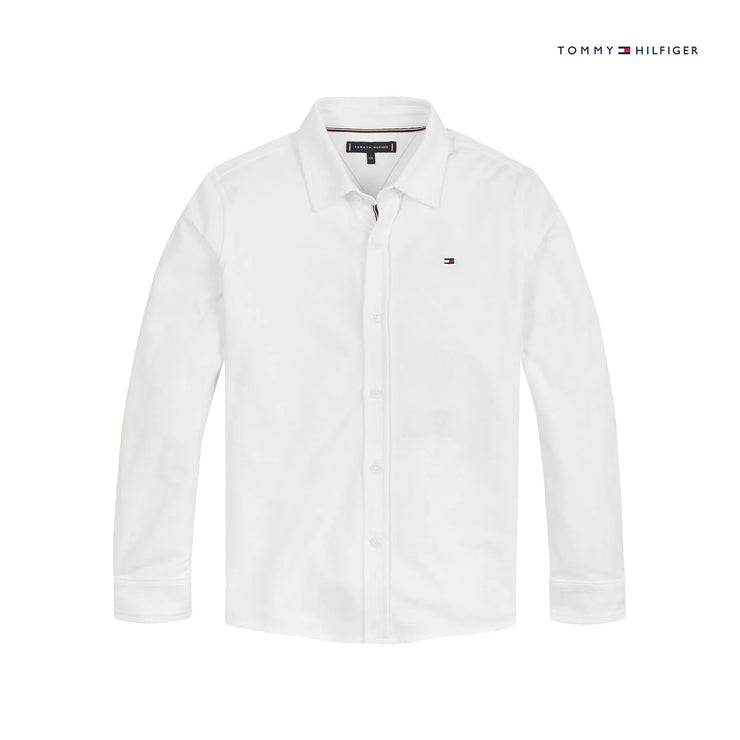 White Collared Shirt