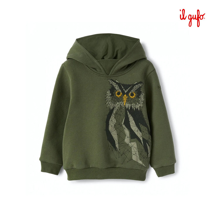 Green Owl Hoodie
