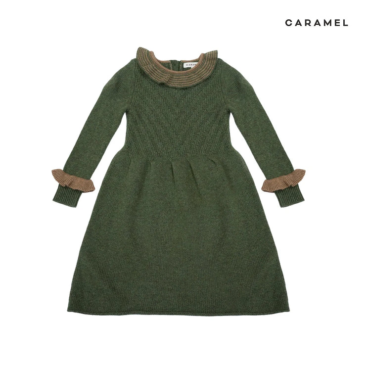 Dark Green Knitted Dress