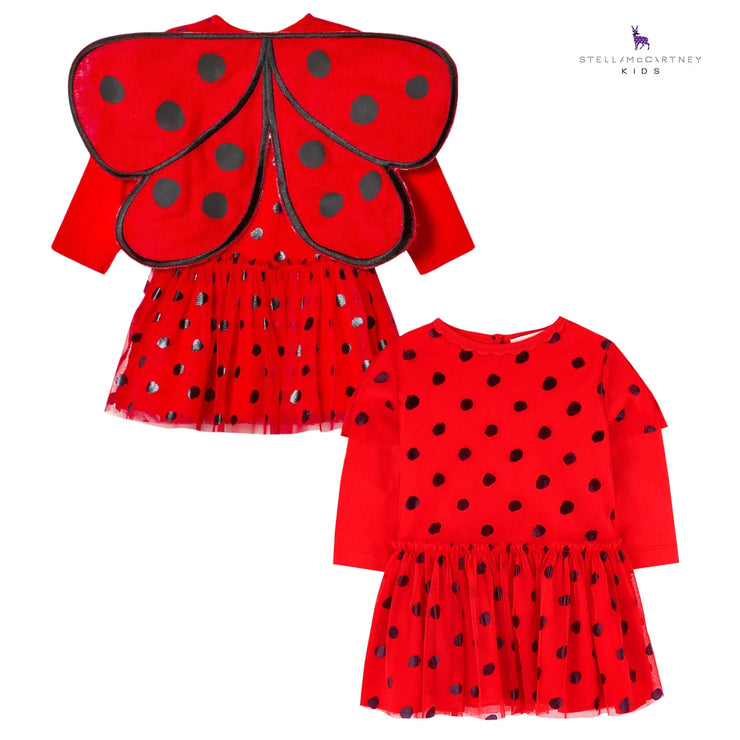 Ladybird Tutu Dress With Detachable Wings