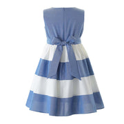 Blue & White Striped Dress