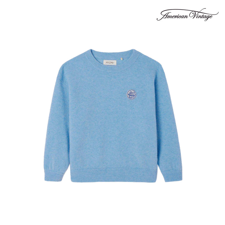 Sky Blue Cashmere Ski Jumper