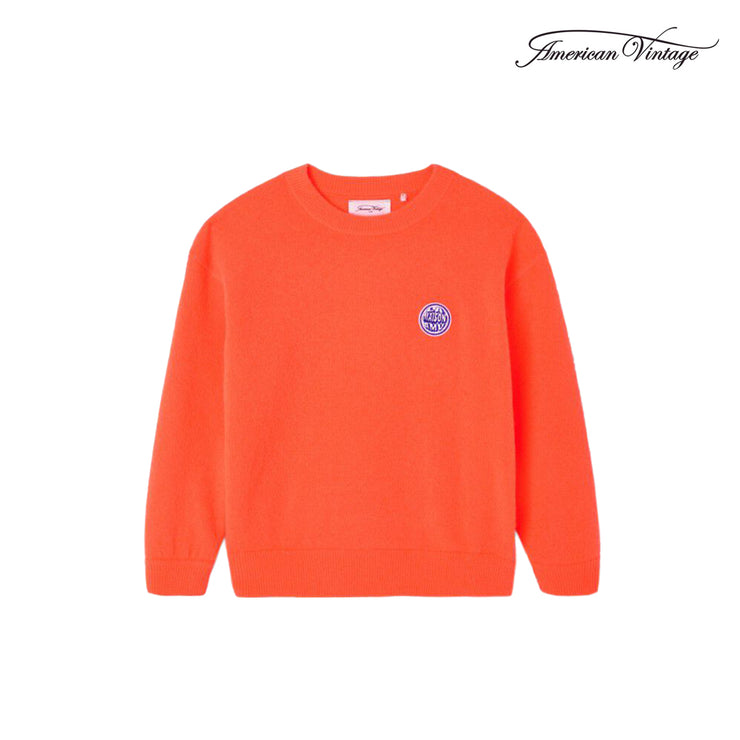 Bright Orange Cashmere Ski Jumper