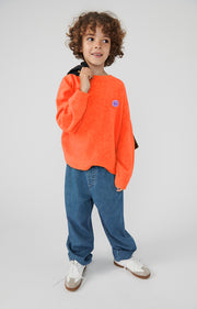 Bright Orange Cashmere Ski Jumper