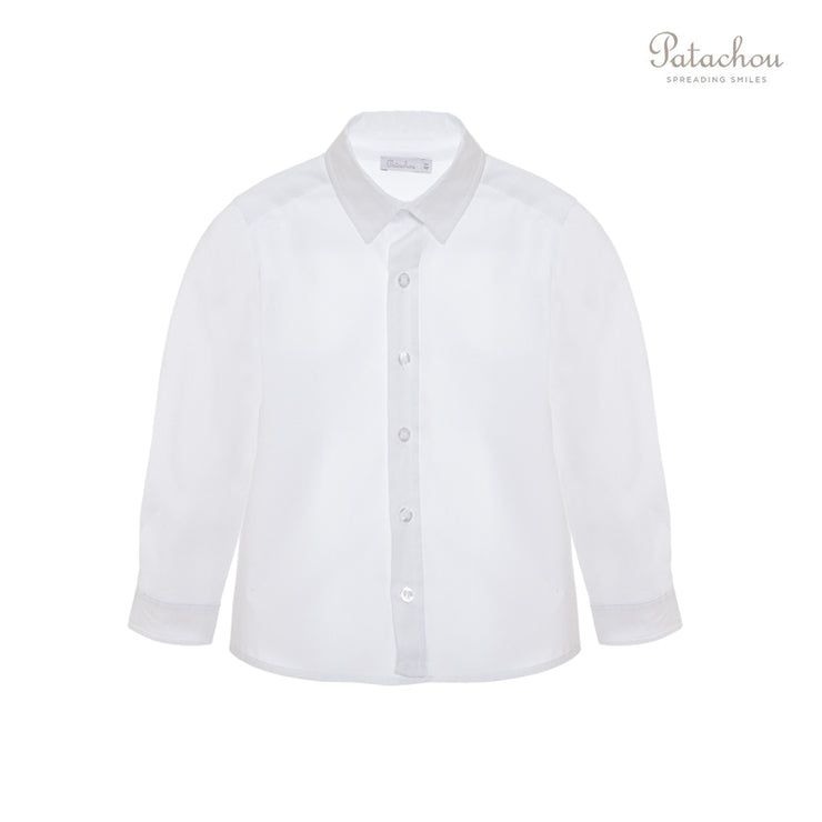 Classic White Collared Shirt