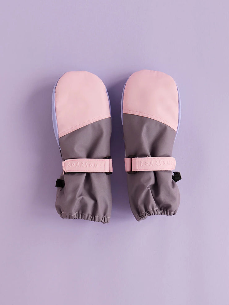 Pink & Lilac Ski Mittens