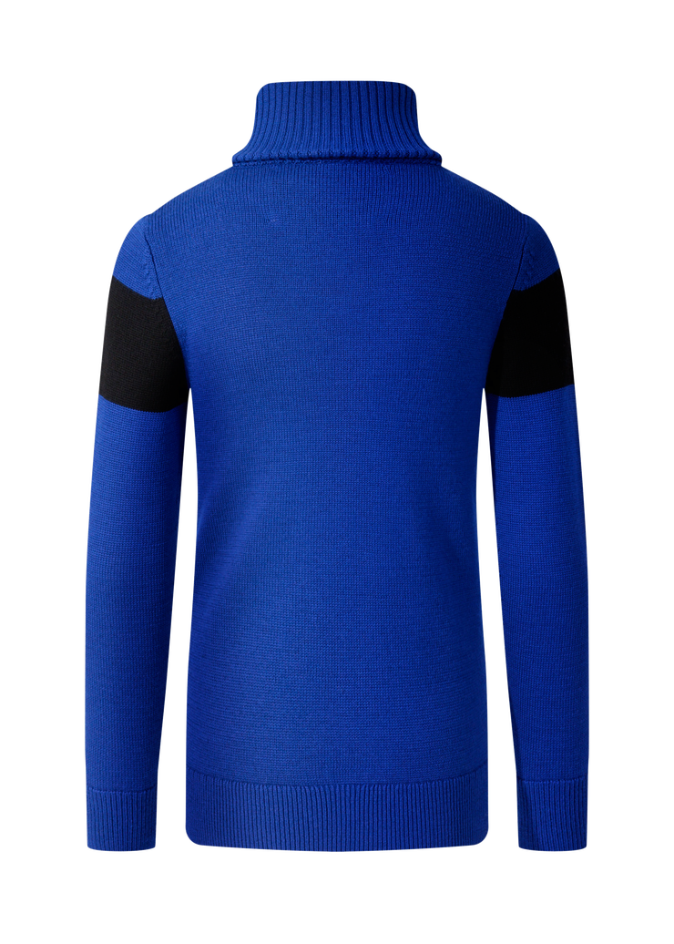 Blue SKI Turtle Sweater