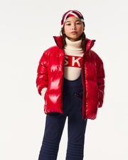 Red Nuuk Puffer Ski Jacket
