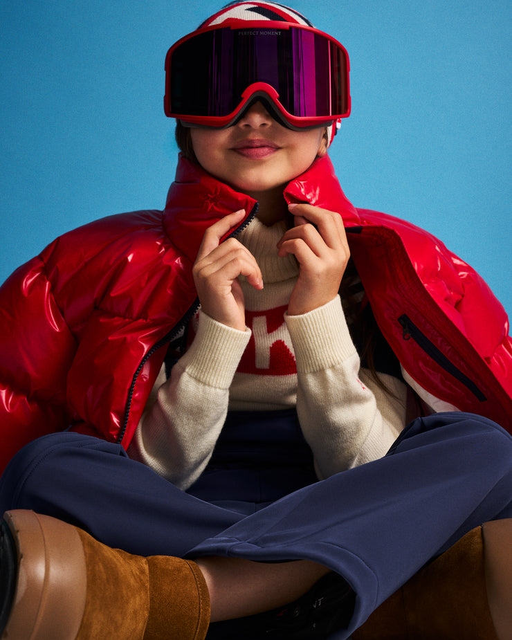 Red Nuuk Puffer Ski Jacket