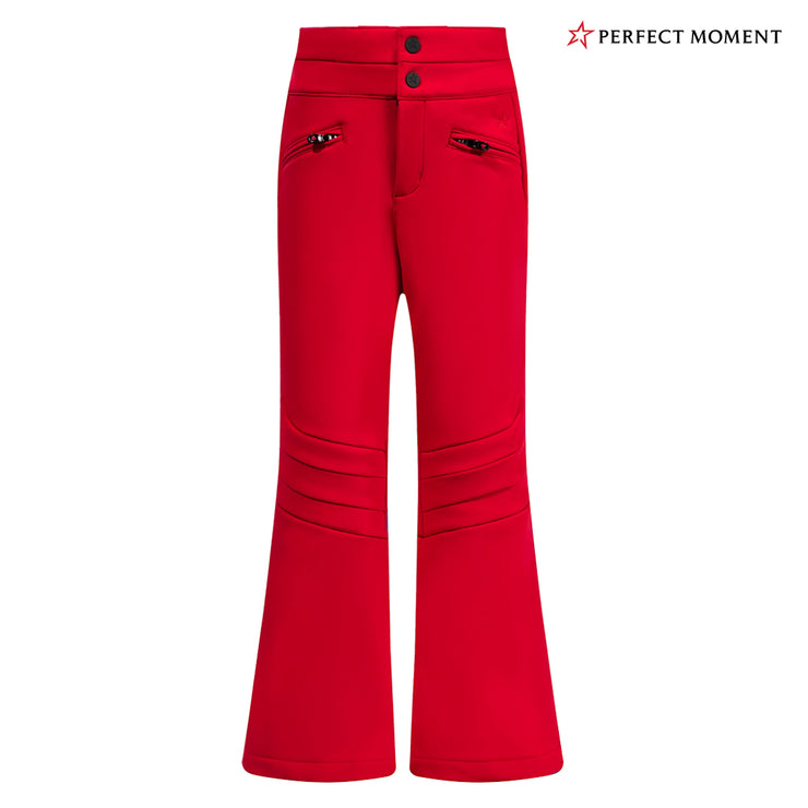 Red Aurora Flare Ski Pants