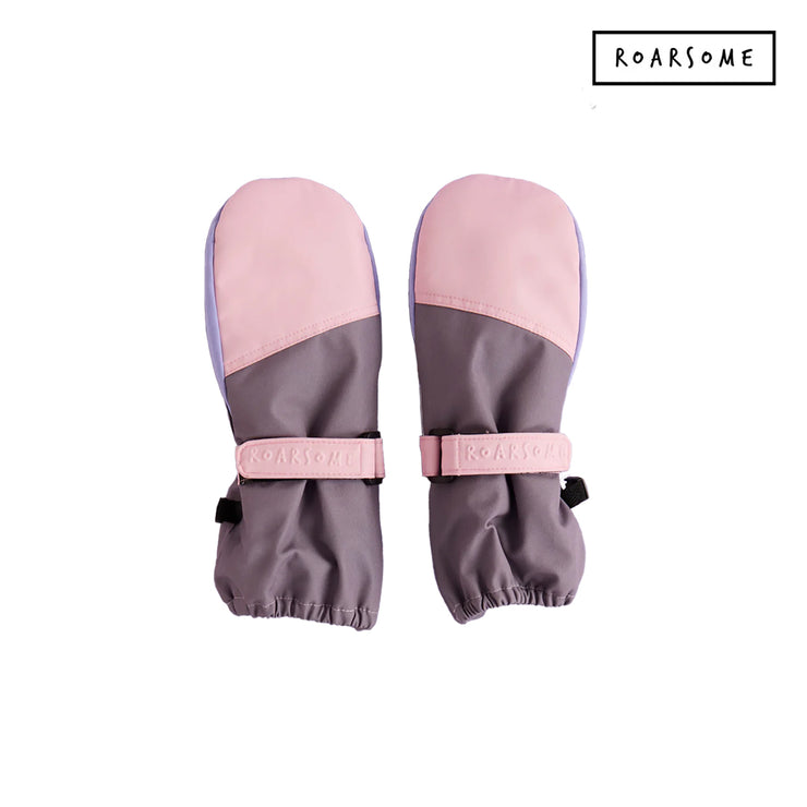 Pink & Lilac Ski Mittens