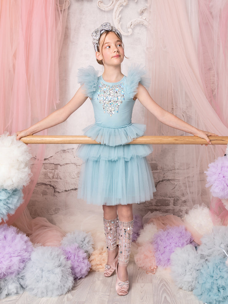 Glittering Glacier Tutu Dress