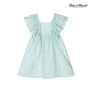 Green Broderie Anglaise Dress