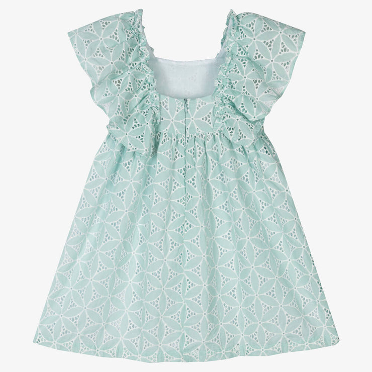 Green Broderie Anglaise Dress