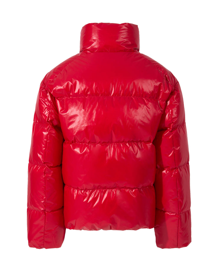 Red Nuuk Puffer Ski Jacket