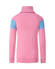 Pink SKI Turtle Sweater