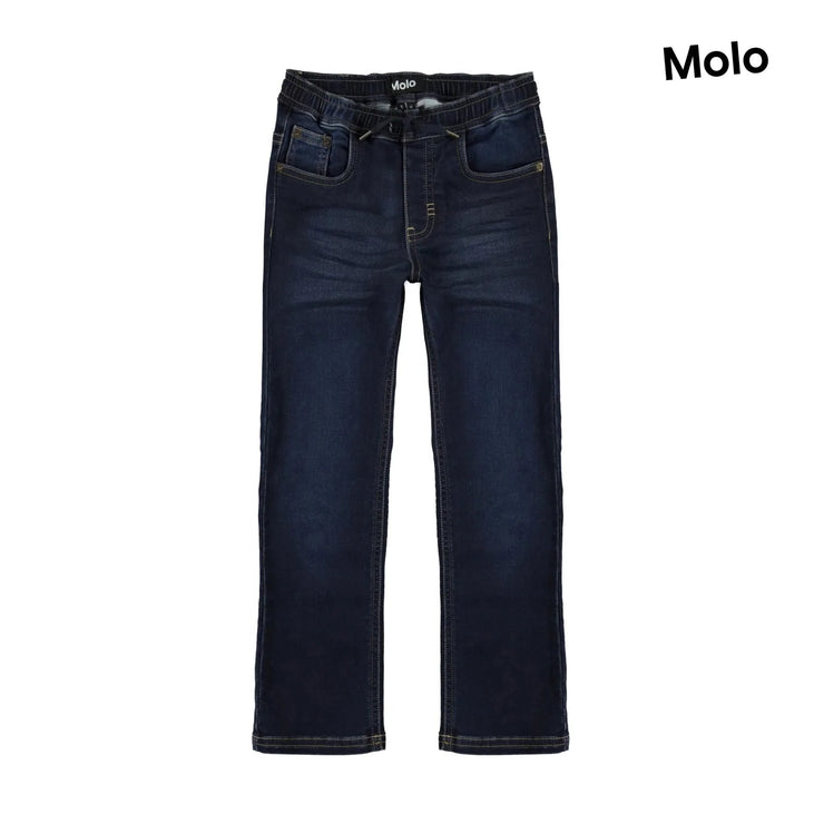 Dark Indigo Straight Leg Jeans