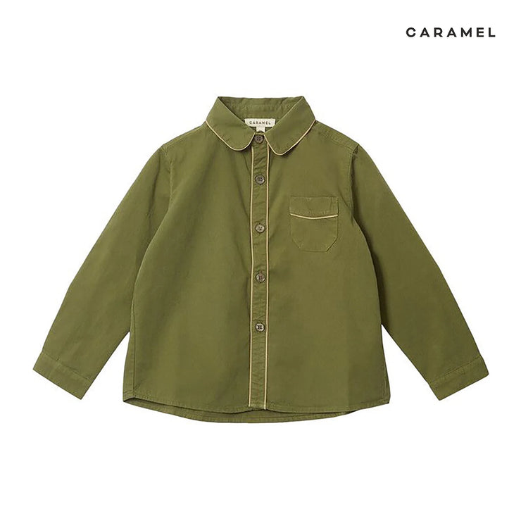 Olive Green Collared Shirt