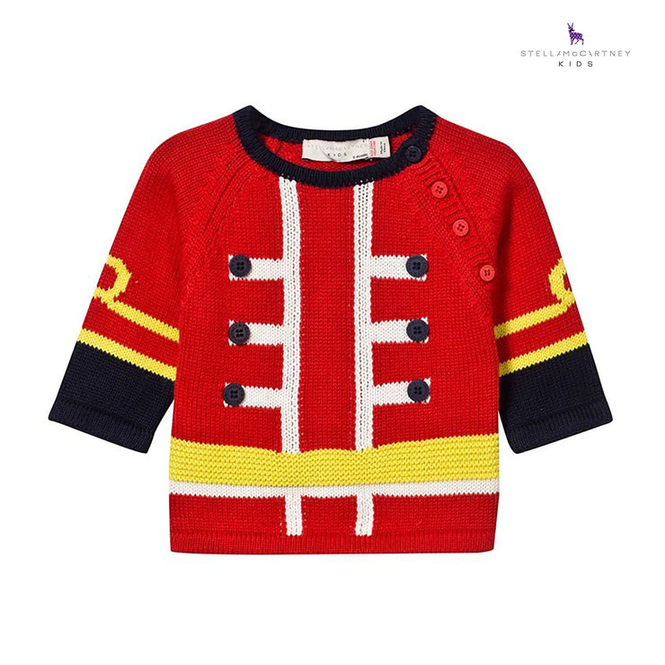 Red Military Jumper