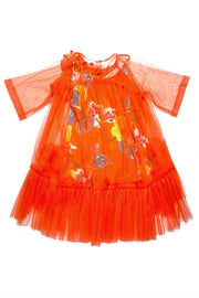 Orange Saskia Dress