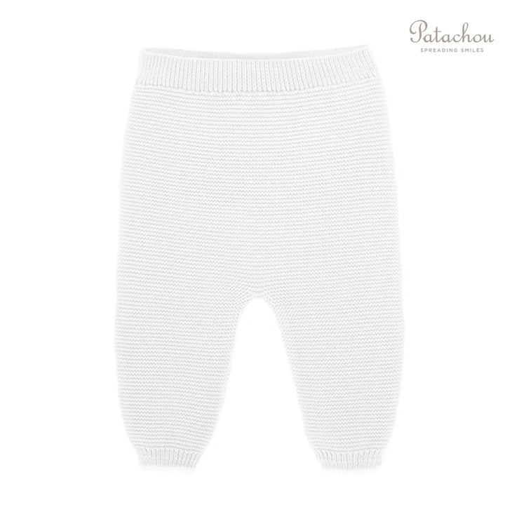 White Knitted Bottoms
