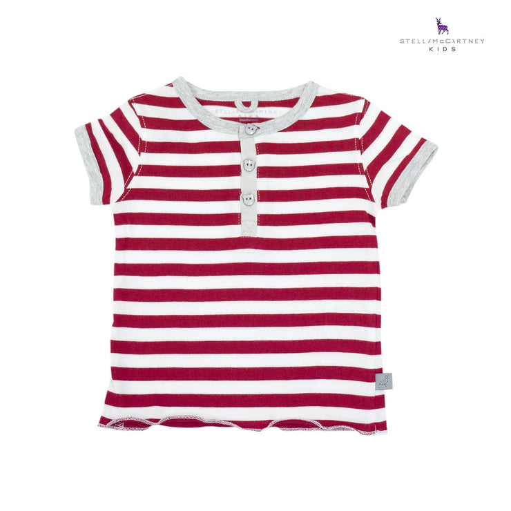 Red & White Striped Tee