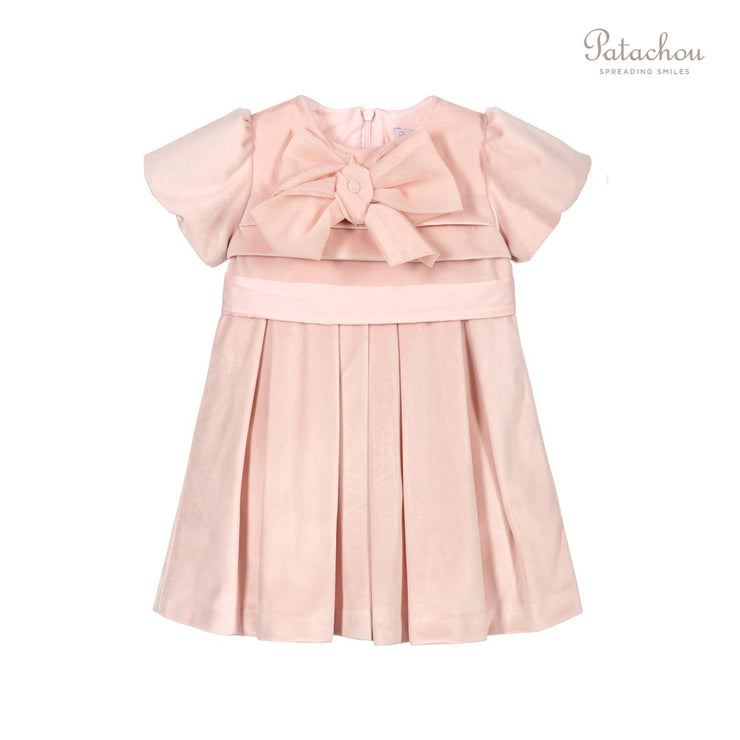 Pink Bow Detail Dress