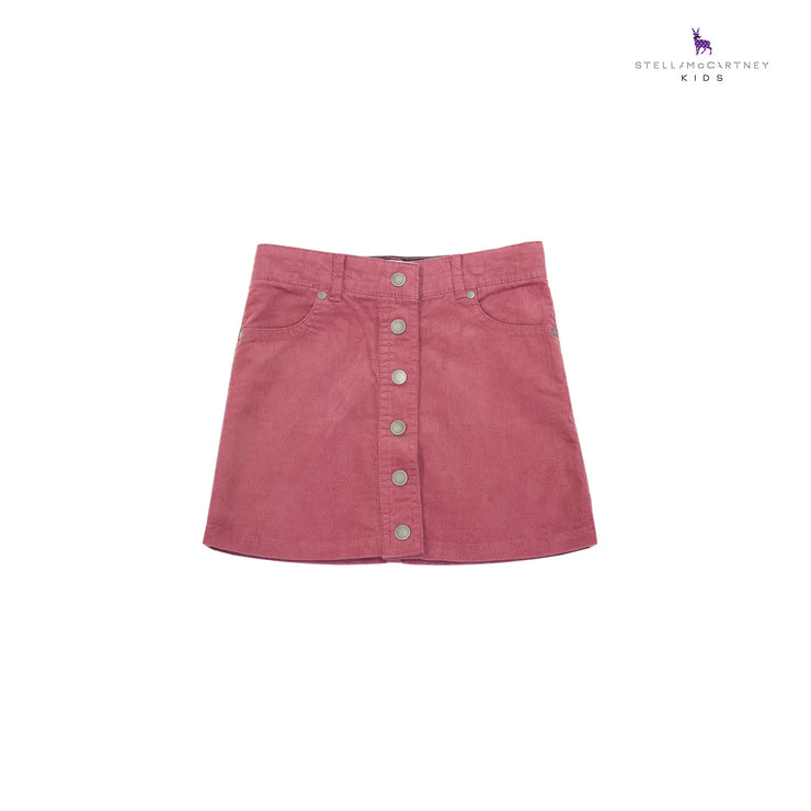 Dark Pink Cord Skirt