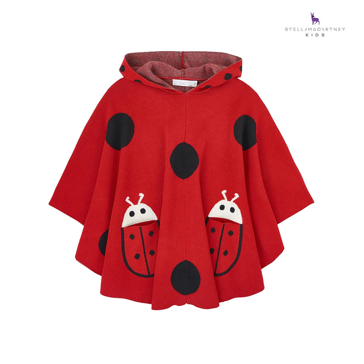 Ladybird Knitted Cape