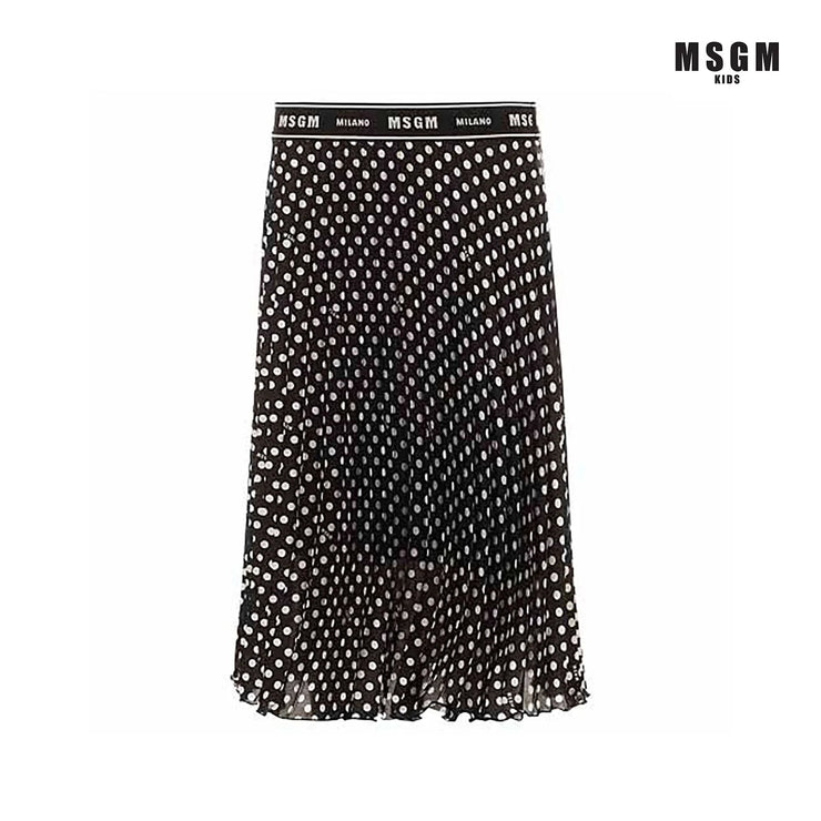 Black & White Patterned Skirt