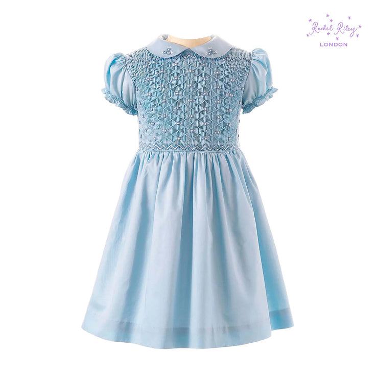Blue Smocked Dress