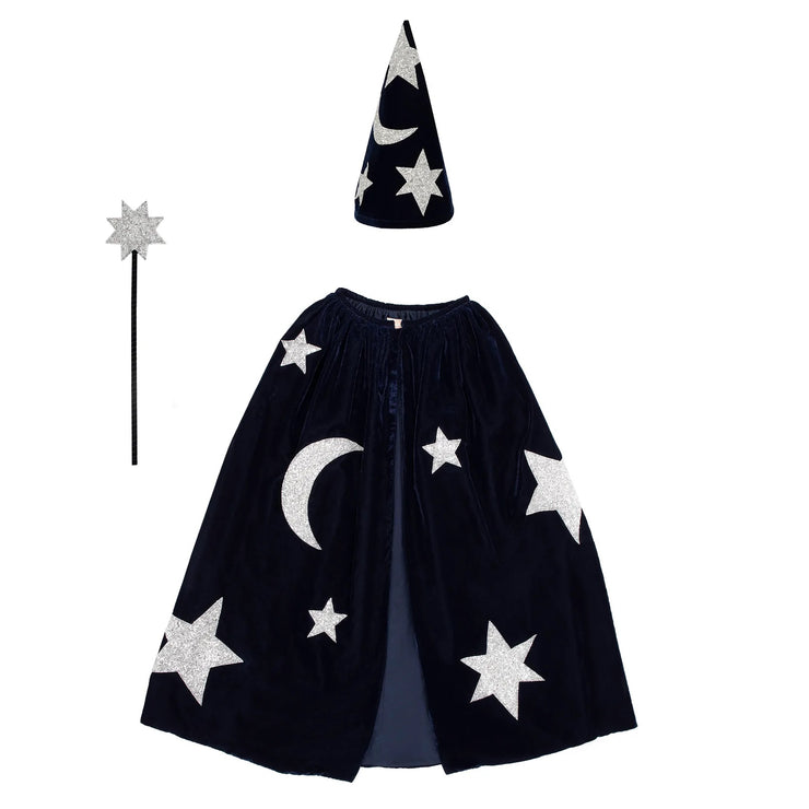Blue Velvet Witch/Wizard Costume