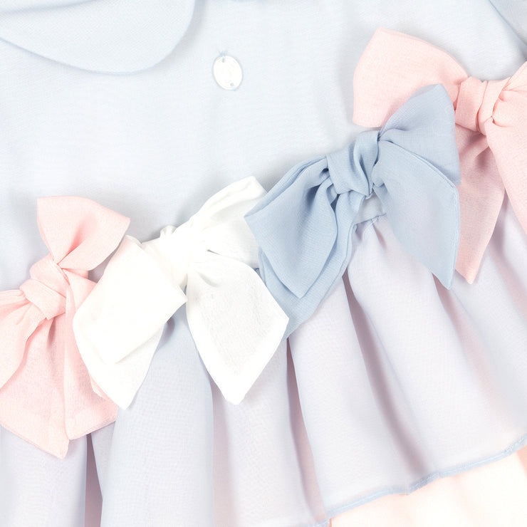 Blue, Pink & White Dress