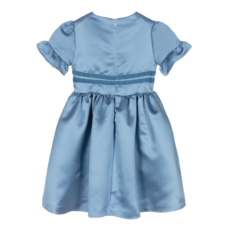 Light Blue Satin Dress