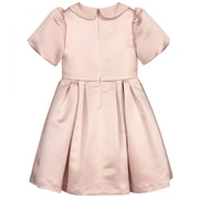 Quartz Pink Bow Waist Dress